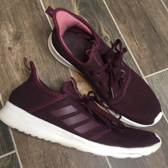 adidas cloudfoam maroon